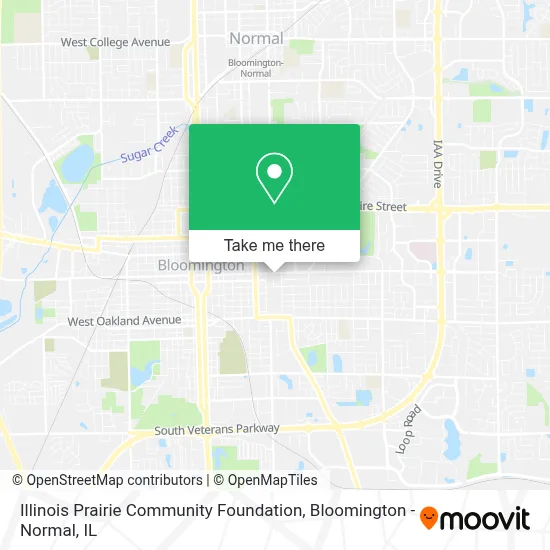 Illinois Prairie Community Foundation map