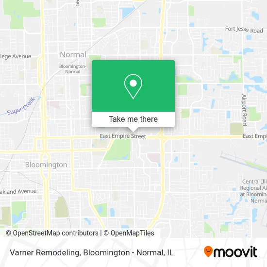 Varner Remodeling map