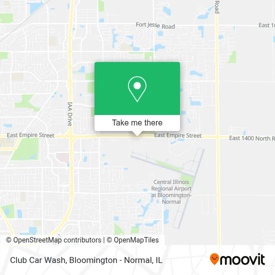 Club Car Wash map