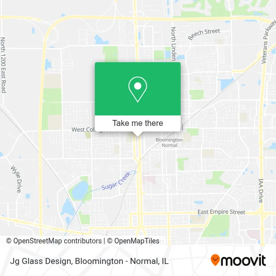 Jg Glass Design map