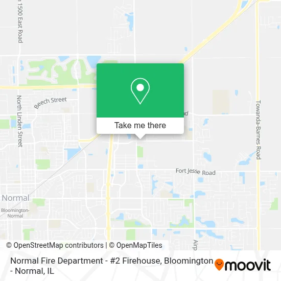 Normal Fire Department - #2 Firehouse map