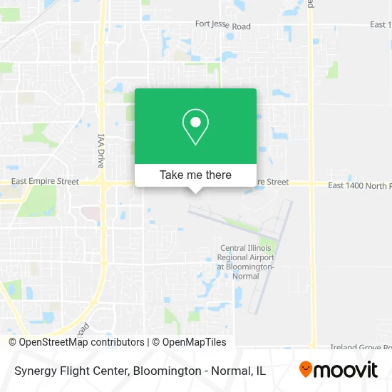 Synergy Flight Center map