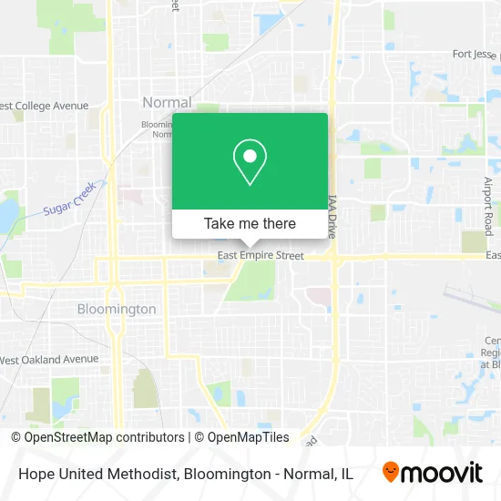 Hope United Methodist map