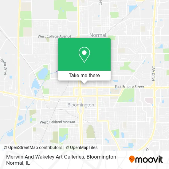 Merwin And Wakeley Art Galleries map