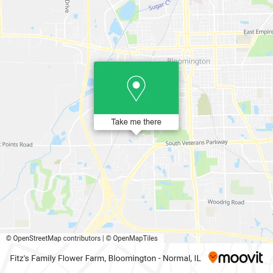 Fitz's Family Flower Farm map