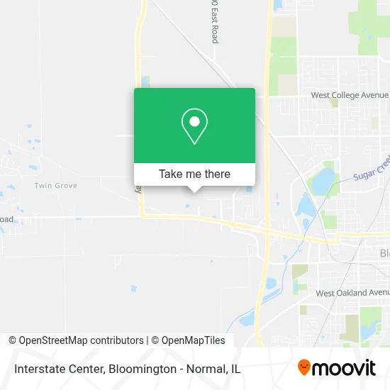 Interstate Center map