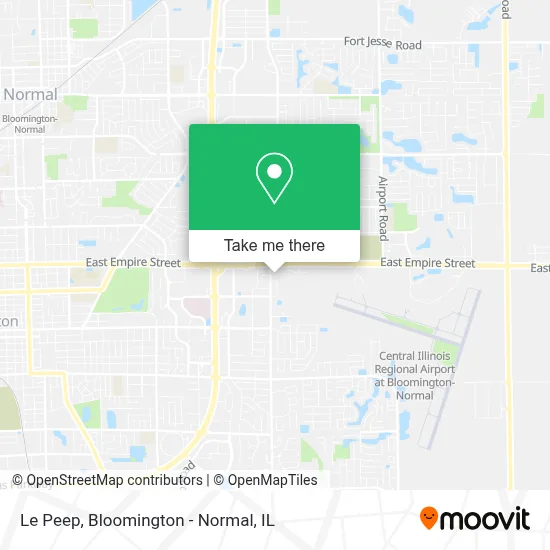 Le Peep map