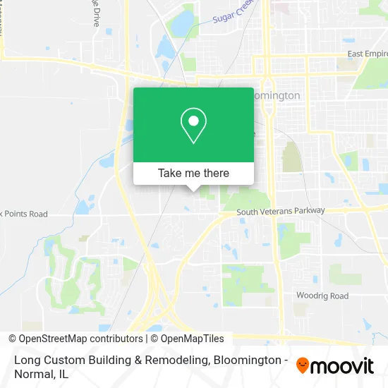 Long Custom Building & Remodeling map