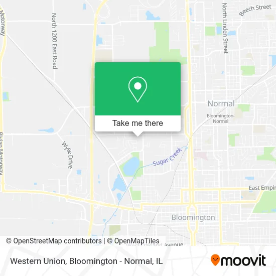 Western Union map