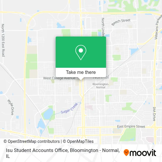 Isu Student Accounts Office map