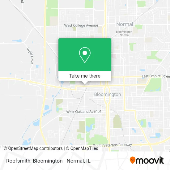 Roofsmith map