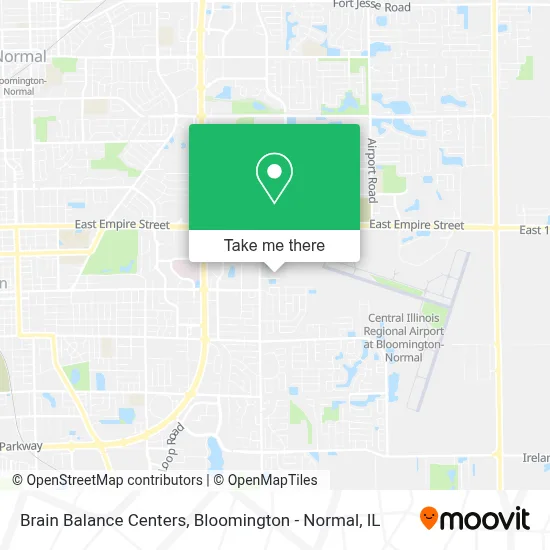 Brain Balance Centers map