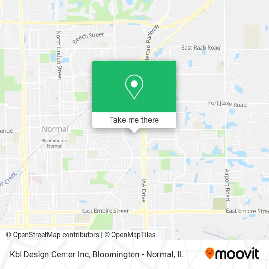 Kbl Design Center Inc map