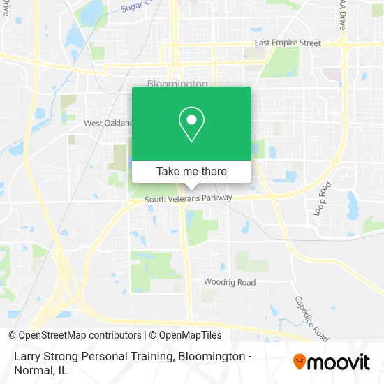 Larry Strong Personal Training map