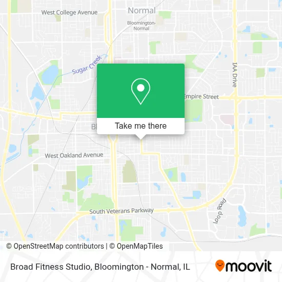 Broad Fitness Studio map