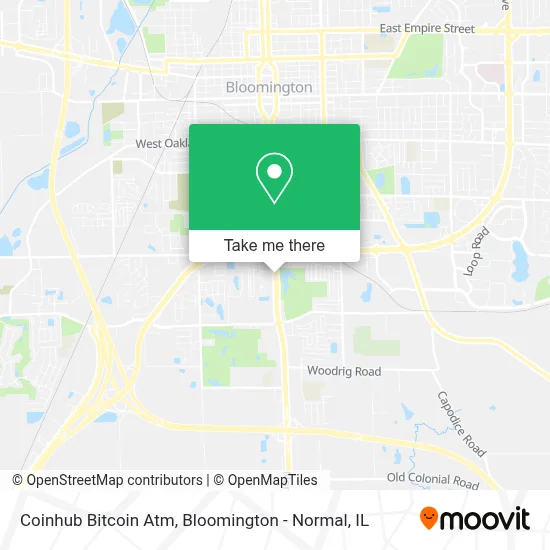 Coinhub Bitcoin Atm map