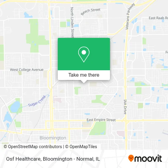 Osf Healthcare map