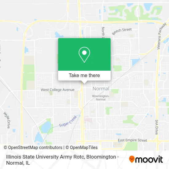 Illinois State University Army Rotc map