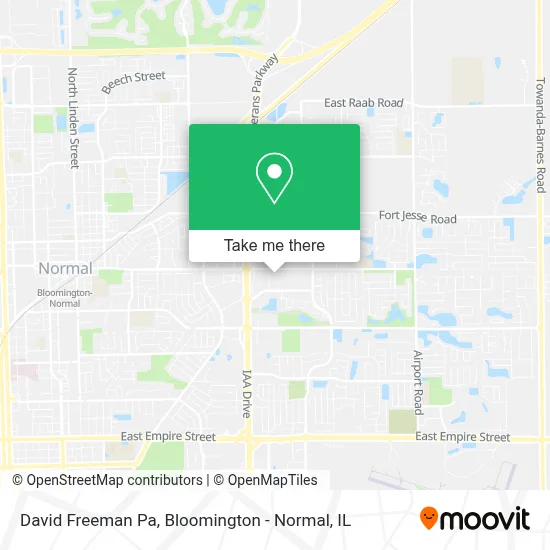 David Freeman Pa map