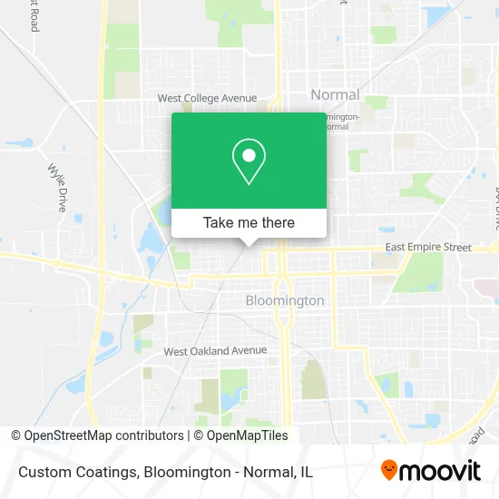Custom Coatings map