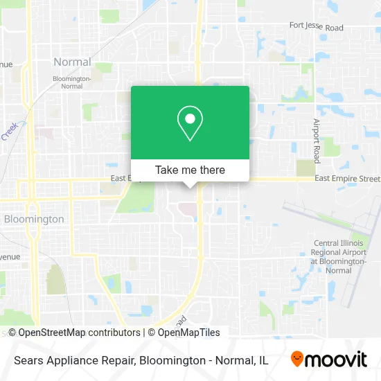 Sears Appliance Repair map