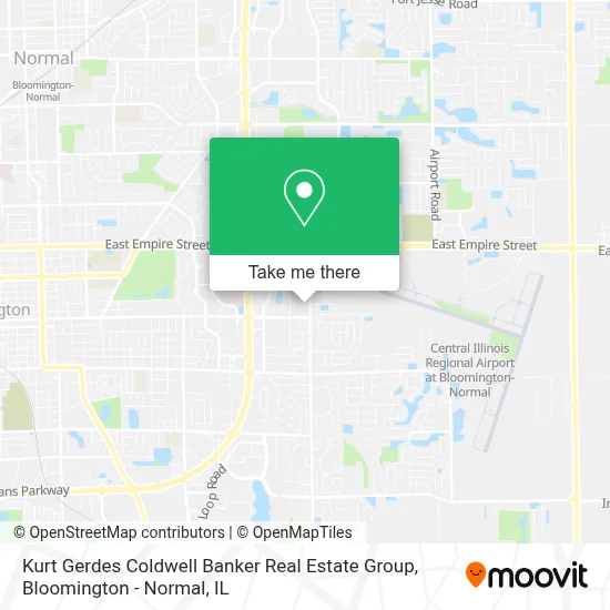 Kurt Gerdes Coldwell Banker Real Estate Group map