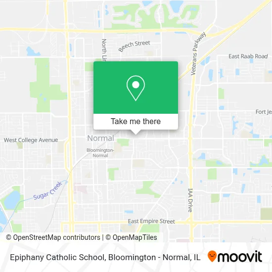 Epiphany Catholic School map