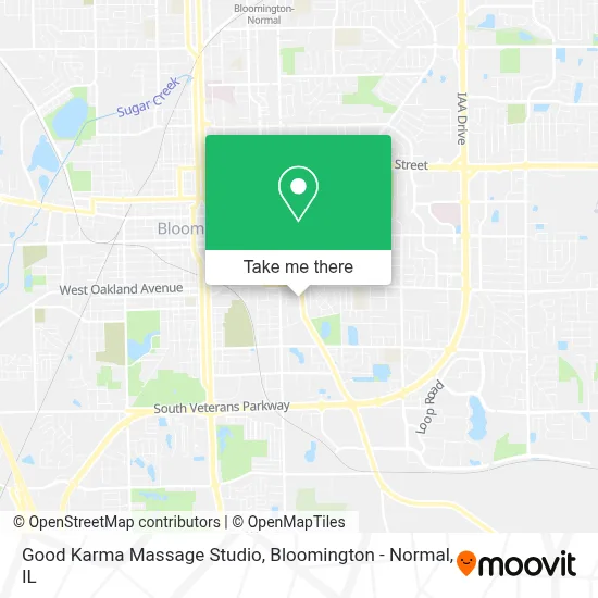 Good Karma Massage Studio map