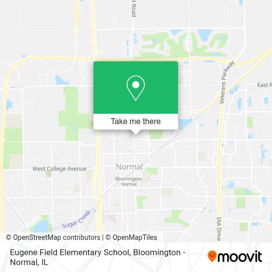 Eugene Field Elementary School map