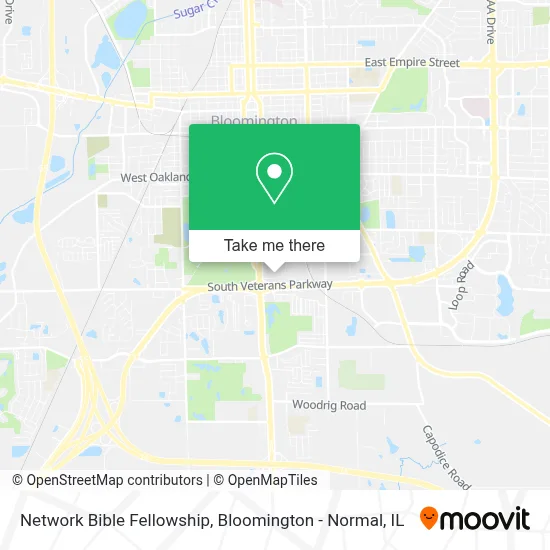 Network Bible Fellowship map