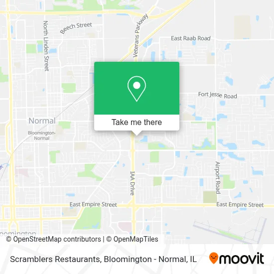 Scramblers Restaurants map
