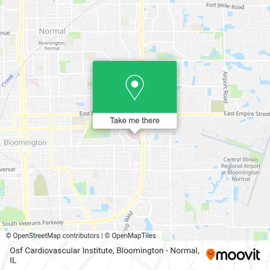 Osf Cardiovascular Institute map