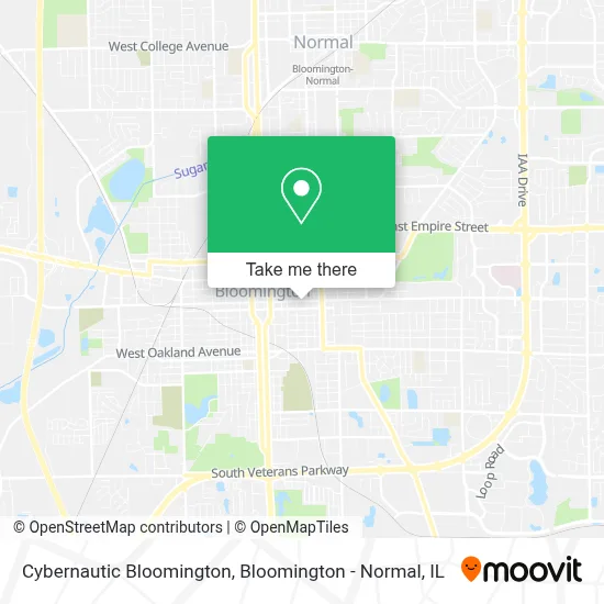 Cybernautic Bloomington map