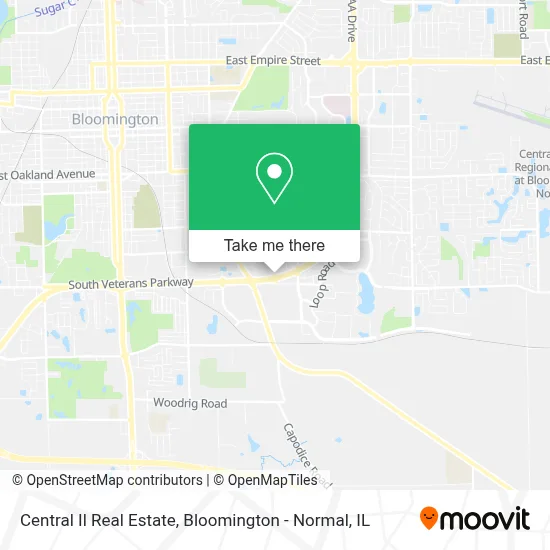 Central Il Real Estate map