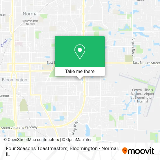 Four Seasons Toastmasters map