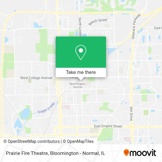 Prairie Fire Theatre map