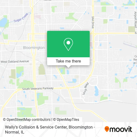 Wally's Collision & Service Center map