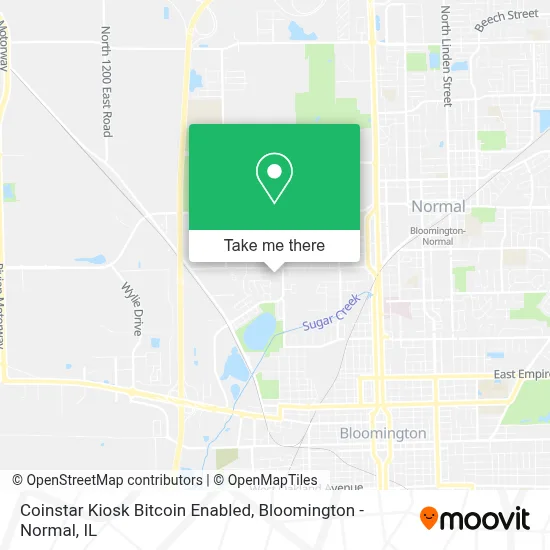 Coinstar Kiosk Bitcoin Enabled map