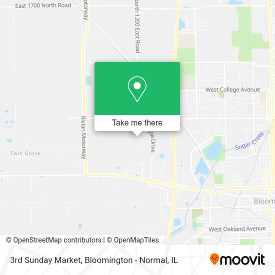 3rd Sunday Market map