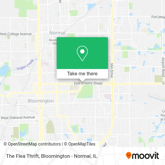 The Flea Thrift map