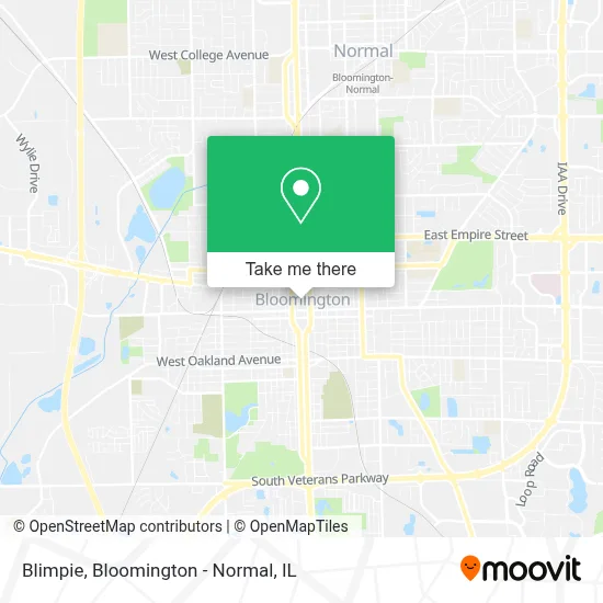 Blimpie map