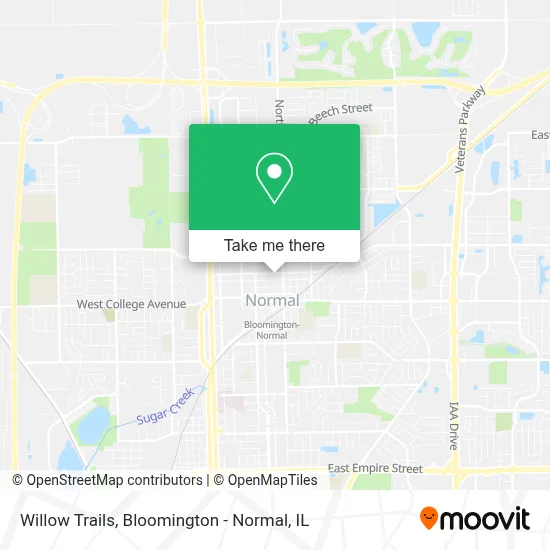Willow Trails map