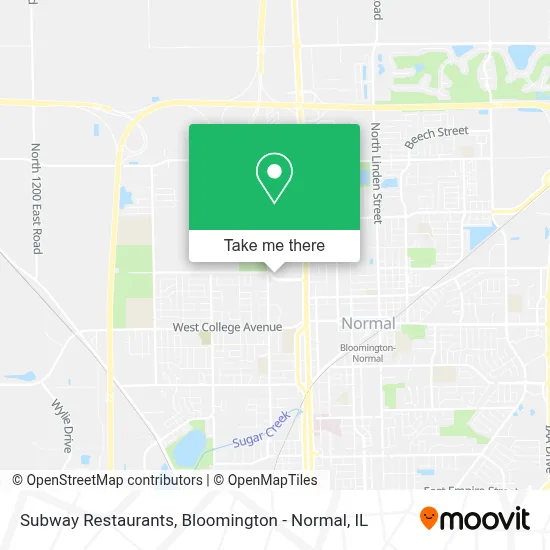 Subway Restaurants map