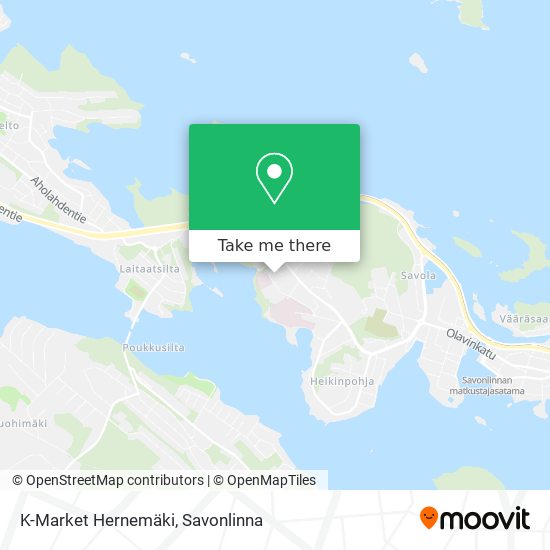 How to get to K-Market Hernemäki in Savonlinna by Bus?