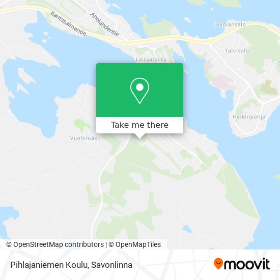 Pihlajaniemen Koulu map