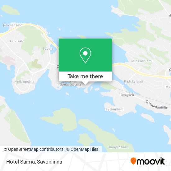 Hotel Saima map