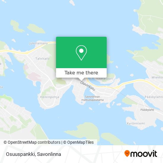 How to get to Osuuspankki in Savonlinna by Bus?