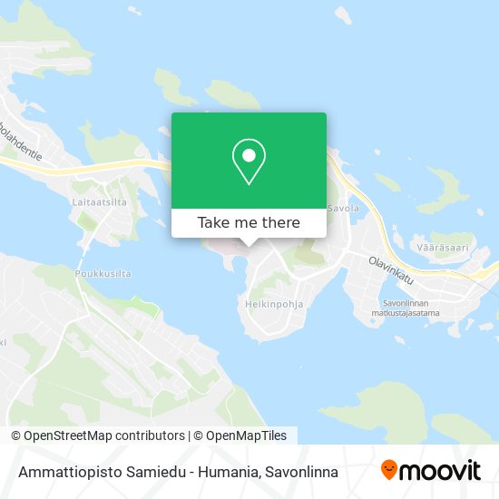 Ammattiopisto Samiedu - Humania map