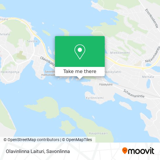 Olavinlinna Laituri map