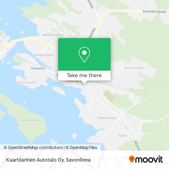 Kaartilantien Autotalo Oy map
